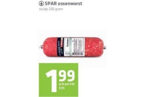 spar ossenworst