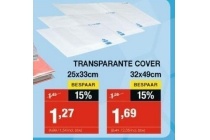 transparante cover