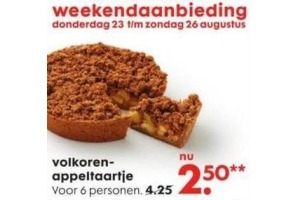 volkoren appeltaartje