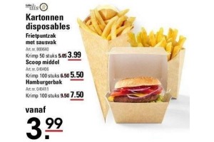 kartonnen disposables