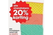 alle strandlakens