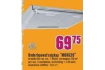 onderbouwafzuigkap mok620