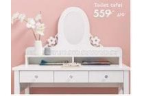 toilet tafel