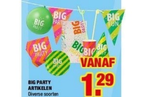 big party artikelen