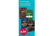 chocolade blaadjes