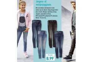 jongens of meisjesjoggjeans