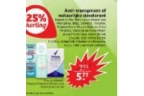 anti transparant of natuurlijke deodorant