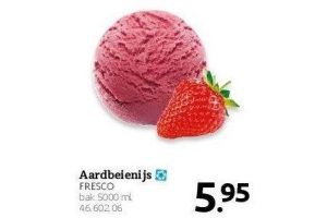 fresco aardbeienijs