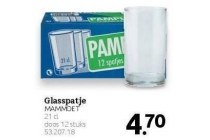 mammoet glasspatje