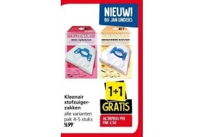 kleenair stofzuigerzakken