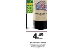 barcelino tinto catalunya wijn nu eur4 49 per fles