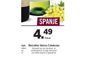 barcelino blanco catalunya wijn nu eur4 49 per stuk