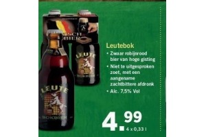 leutebok nu eur4 99 per stuk