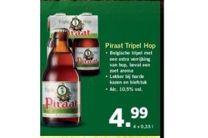 piraat tripel hop nu eur4 99 per 4 pack