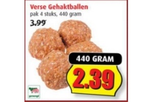 verse gehaktballen