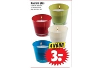 kaars in glas