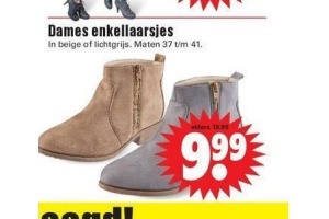 dames enkellaarsjes