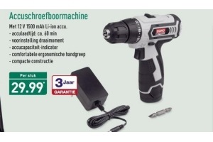 accuschroefboormachine eur29 99