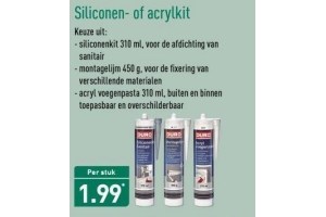 duro siliconen acrylkit