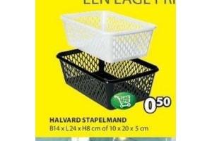 halvard stapelmand nu eur0 50 per stuk