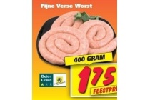fijne verse worst