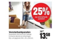 vensterbankpanelen