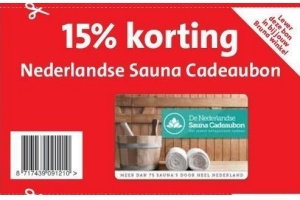 nederlandse sauna cadeaubon