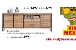 dressoir metalo
