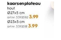 kaarsenplateau nu eur3 99 per stuk