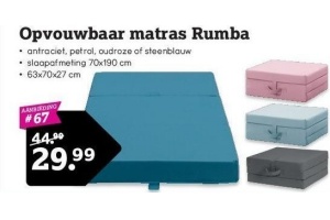 opvouwbaar matras rumba