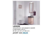 lemon toiletmeubelset