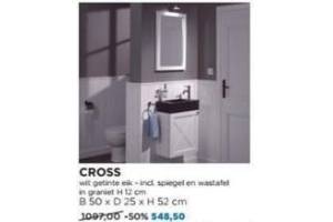 cross toiletmeubelset