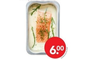 deen ovenschotel zalm in witte wijnsaus