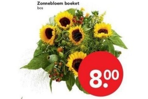 zonnebloem boeket