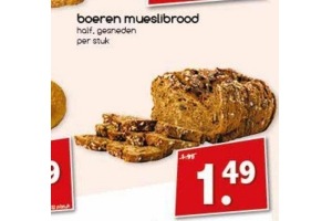 boeren mueslibrood