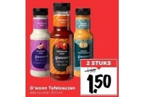 g woon tafelsauzen