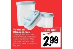 voorraad dispenserbox