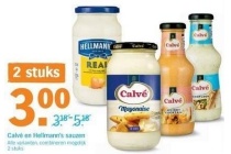 calve en hellmann s sauzen