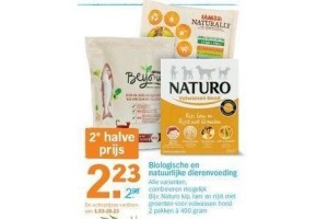 biologische en natuurlijke dierenvoeding
