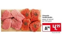 limousin rundersteaks