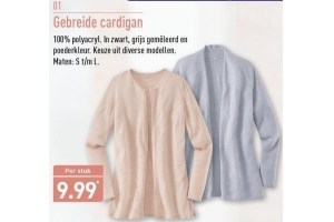 gebreide cardigan