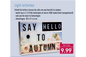 light letterbox