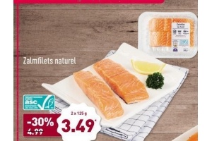 zalmfilet naturel