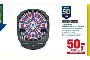 carromco elektronisch dartbord nu eur50 per stuk