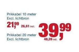 reled prikkabel nu eur39 99 per stuk