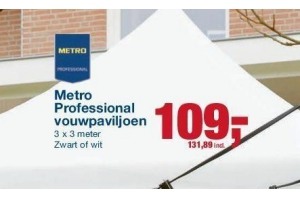 metro professional vouwpaviljoen nu eur109 per stuk