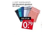 luxe washand