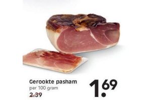 gerookte pasham