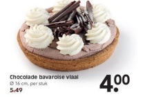 chocolade bavaroise vlaai