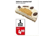 zwitserse roomvlaai half